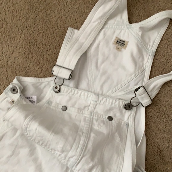 Citizens of Humanity Quincy Overalls White SMALL - Picture 4 of 7